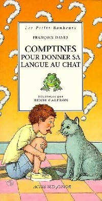 Comptines pour donner sa langue au chat - François David - Livre d\'occasion