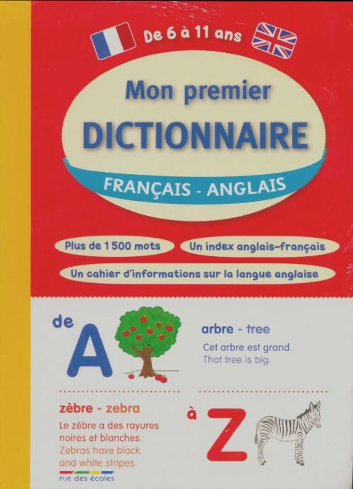 Mon premier dictionnaire francais-anglais de 6 à 11 ans - Pascale Cheminée - Livre d\'occasion