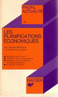 Les planifications économiques - Janine Brémond