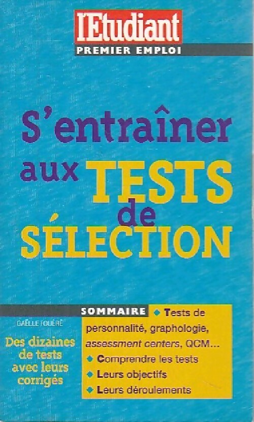S'entraîner aux tests de sélection - Gaëlle Fouéré