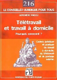 Télétravail et travail à domicile - Geneviève Madou