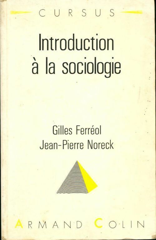 Introduction à la sociologie - Jean-Pierre Noreck