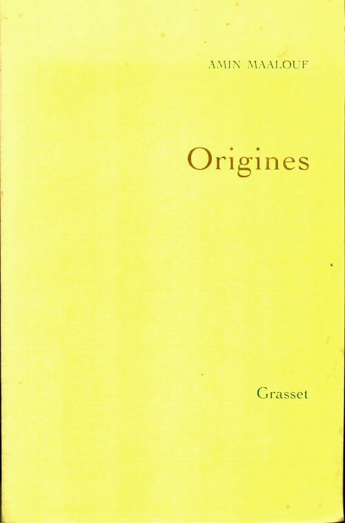 Origines - Amin Maalouf