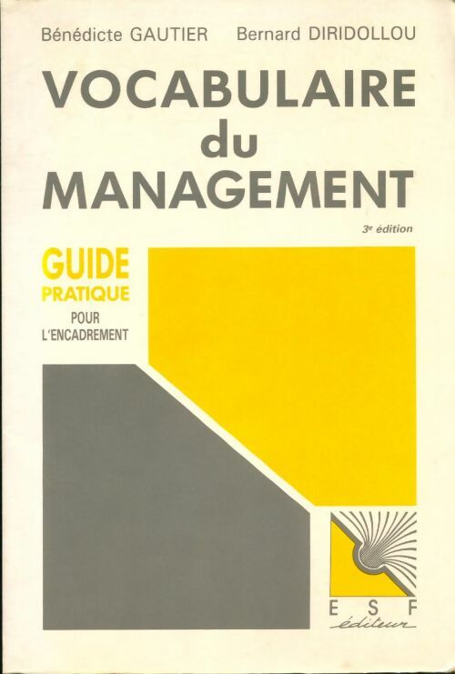 Vocabulaire du management - Bénédicte Gautier