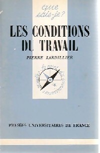 Les conditions de travail - Pierre Jardillier