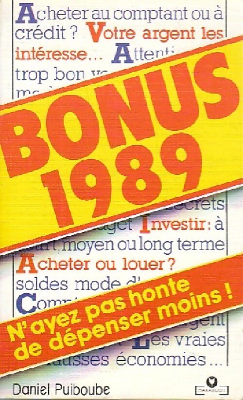 Bonus 1989 - Daniel Puiboube