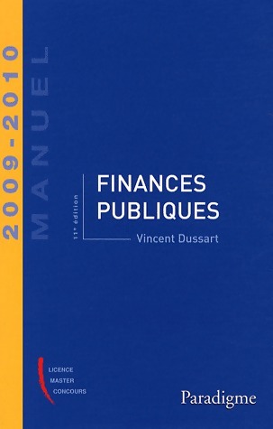 Finances publiques - Vincent Dussart