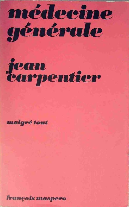 Médecine générale - Jean Carpentier