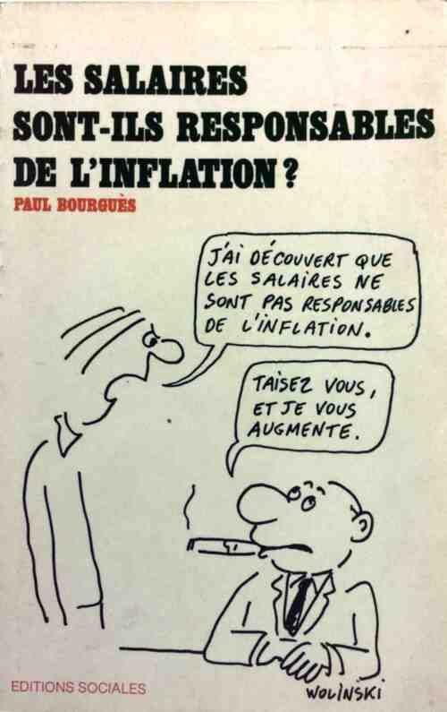 Les salaires sont-ils responsables de l'inflation? - Paul Bourguès