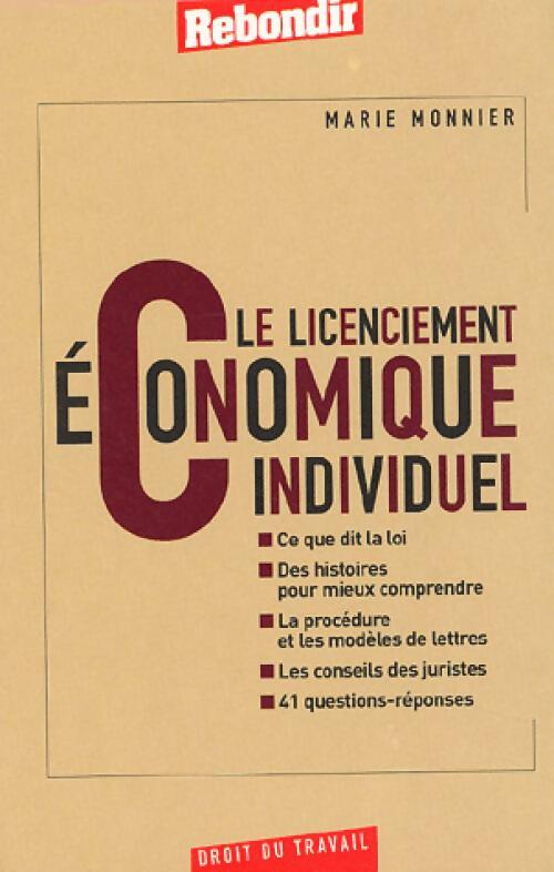 Le licenciement économique individuel - Marie Monnier