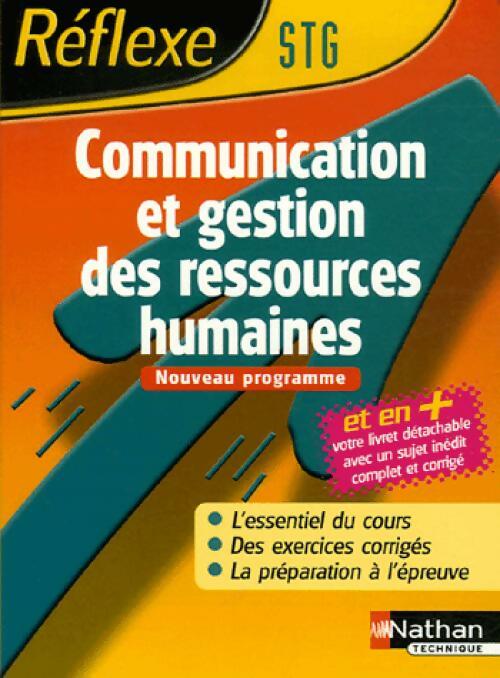 Communication et gestion des ressources humaines Terminales STG - Annie Dubois