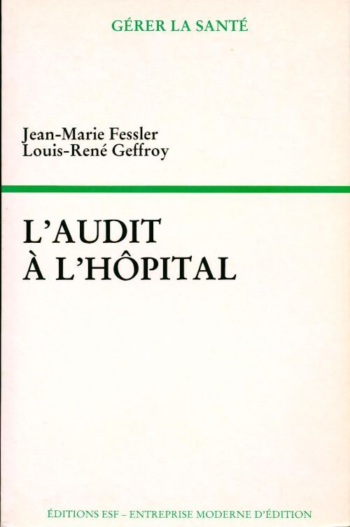 L'audit à l'hôpital - Jean-Marie Fessler