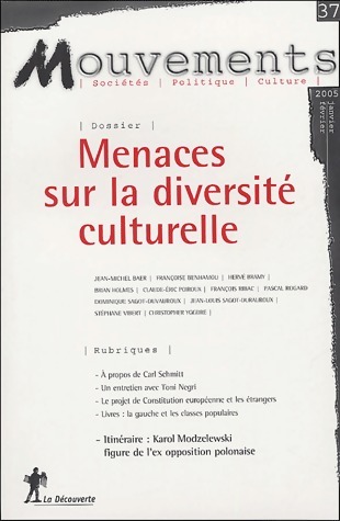 Mouvements n°37 : Menaces sur la diversité culturelle - Collectif