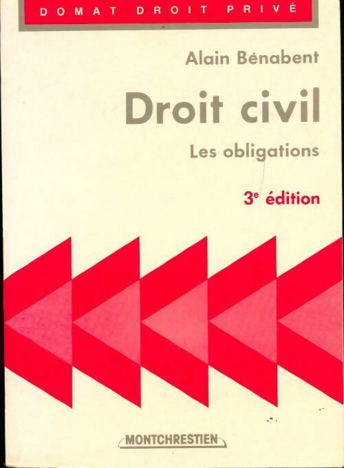 Droit civil : Les obligations - Alain Bénabent