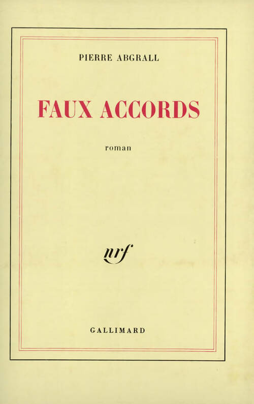 Faux accords - Pierre Abgrall