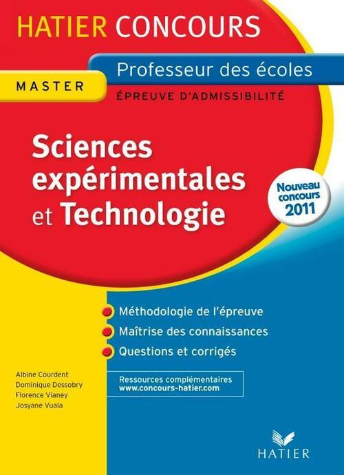 CRPE 2011 Sciences expérimentales et technologie - Josyane Vuala