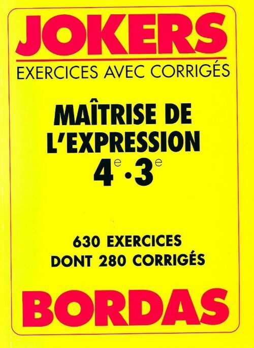 Maîtrise de l'expression 4e-3e - Permarole