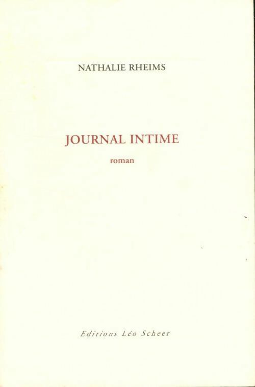 Journal intime - Nathalie Rheims