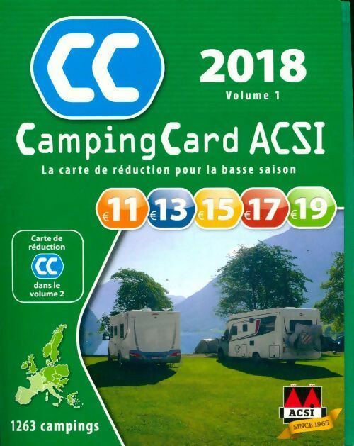 Campingcard ACSI 2018 Volume 1 - Collectif