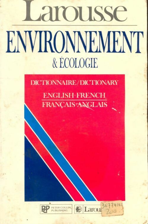 Environnement &écologie français - Anglais - Peter Collins