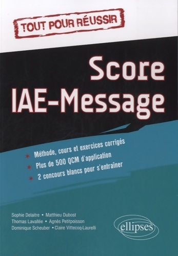 Score IAE-Message - Thomas Lavallée