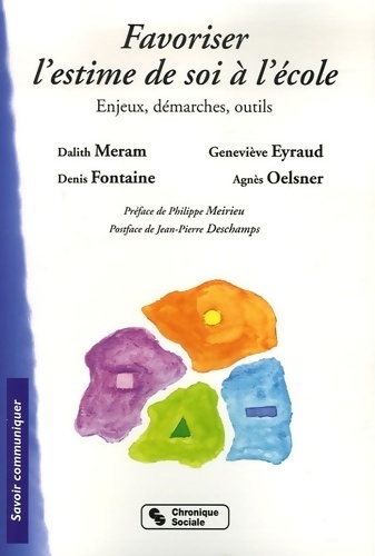 Favoriser l'estime de soi à l'école - Dalith Meram