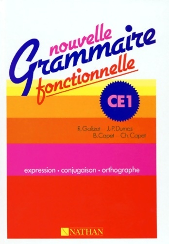 Nouvelle grammaire fonctionnelle CE1 élève - Galizot