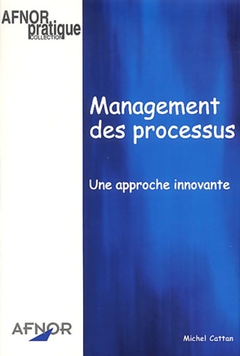 Management des processus : Une approche innovante - Michel Cattan