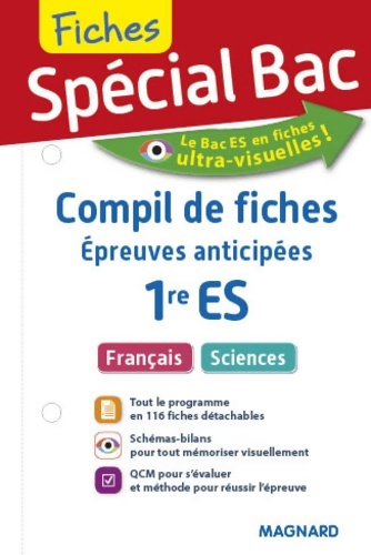 Compil de fiches épreuves anticipées 1re ES - Collectif