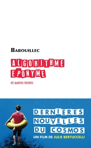 Algorithme éponyme et autres textes - Babouillec