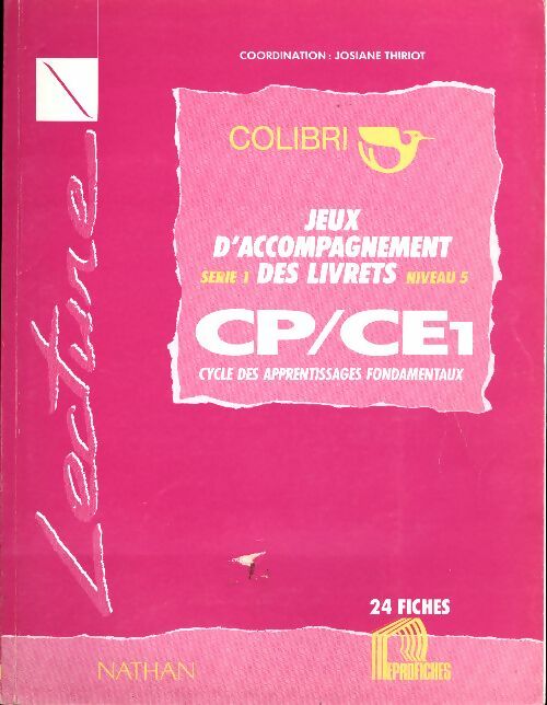 Jeux d'accompagnements des livrets CP/CE1 - Jean-Marie Thiriot