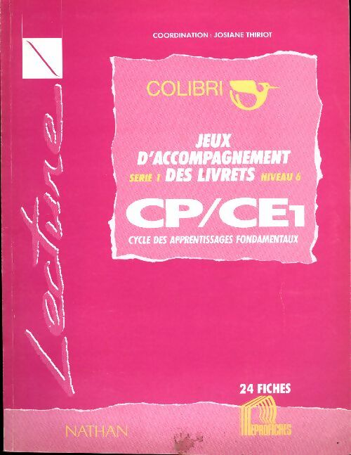 Jeux d'accompagnement des livrets Série Niveau 6 - Jean-Marie Thiriot