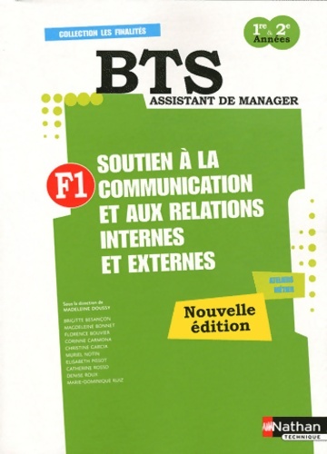Finalité 1 - soutien à la communication et aux relations internes et externes - Brigitte Besancon