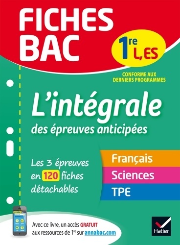 L'intégrale des épreuves anticipées 1ère ES / L - Isabelle Bednarek-Maitrepierre