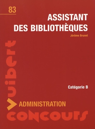 Assistant des bibliothèques - Jérôme Brunet