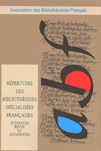 Répertoire des bibliothèques spécialisées françaises - Collectif