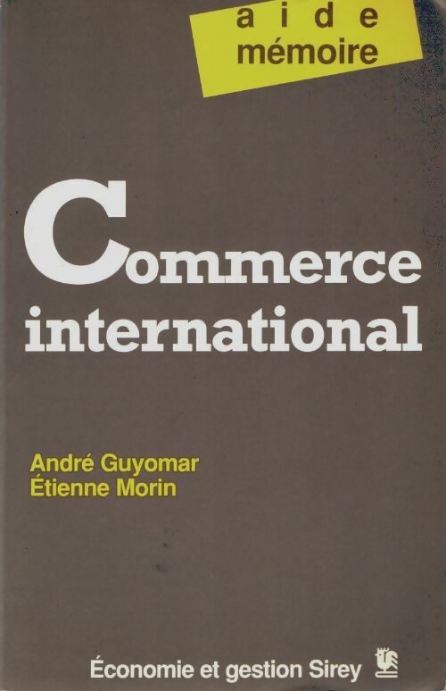 Commerce international - Etienne Morin