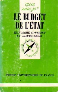 Le budget de l'Etat - Jean-Marie Cotteret
