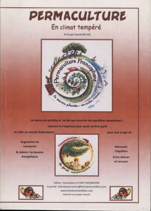 Permaculture en climat tempéré - Franck Nathié