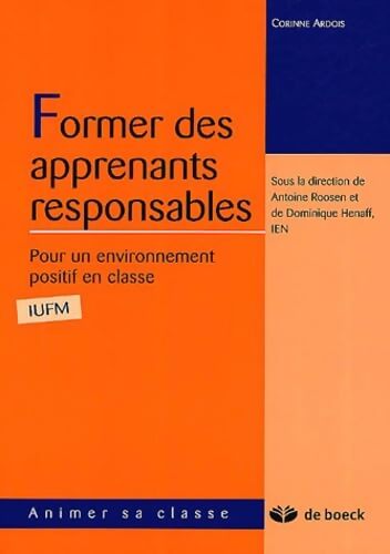 Former des apprenants responsables - Corinne Ardois